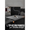 Turk Köşeli Kesim Panosu GRİ Kesim Tahtası Jaakko Design