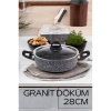 Turk Eco Granit Döküm Basık Tencere 28 cm Dies Design