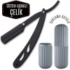 Nano Absolute Black Çelik Ustura Kutulu Set