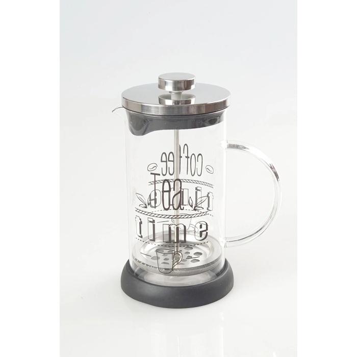 New Life 600ml Çelik French Press Bitki Demleme Bardağı Clkn-1361