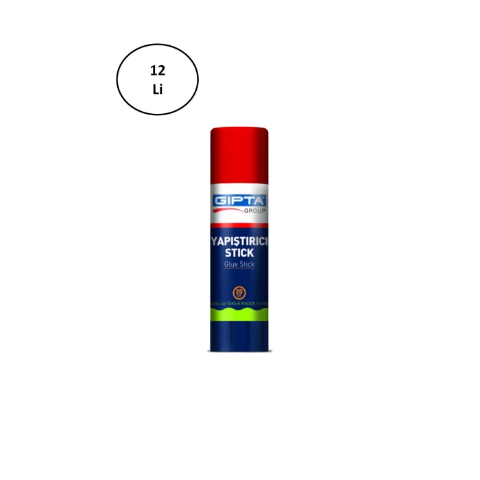 Gıpta 20 Gr Glue Stick Yapıştırıcı Beyaz 12 Li