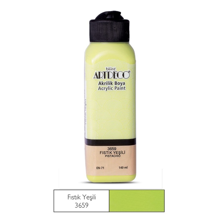 Artdeco Akrilik Boya 140 Ml Sütlü Fıstık Yeşili 3659