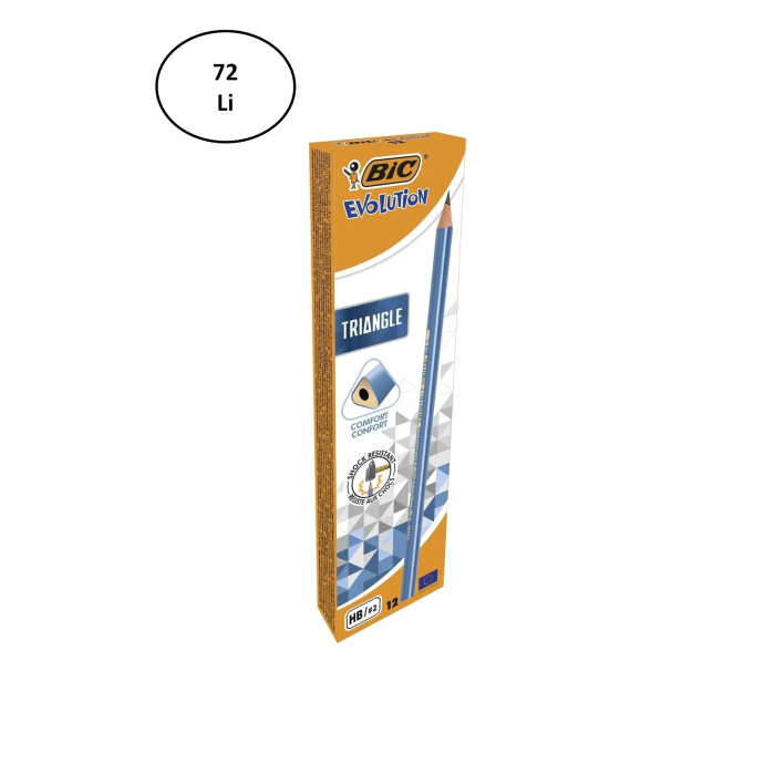 Bic Evolution Üçgen Hb Kurşun Kalem 72li