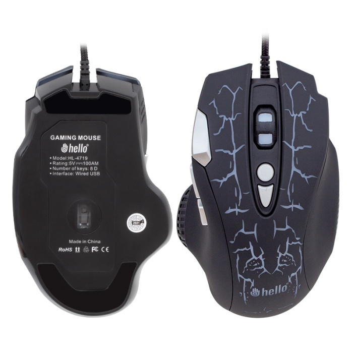 HELLO HL-4719 KABLOLU OYUNCU GAMING MOUSE (4767)