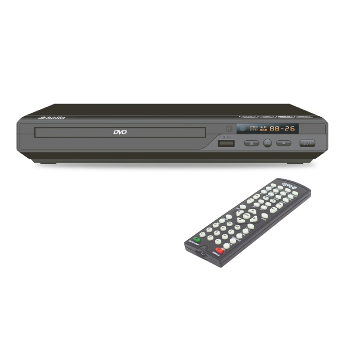 HELLO HL-5483 USB-HDMI DVD/DIVX KUMANDALI HD DVD PLAYER (4767)