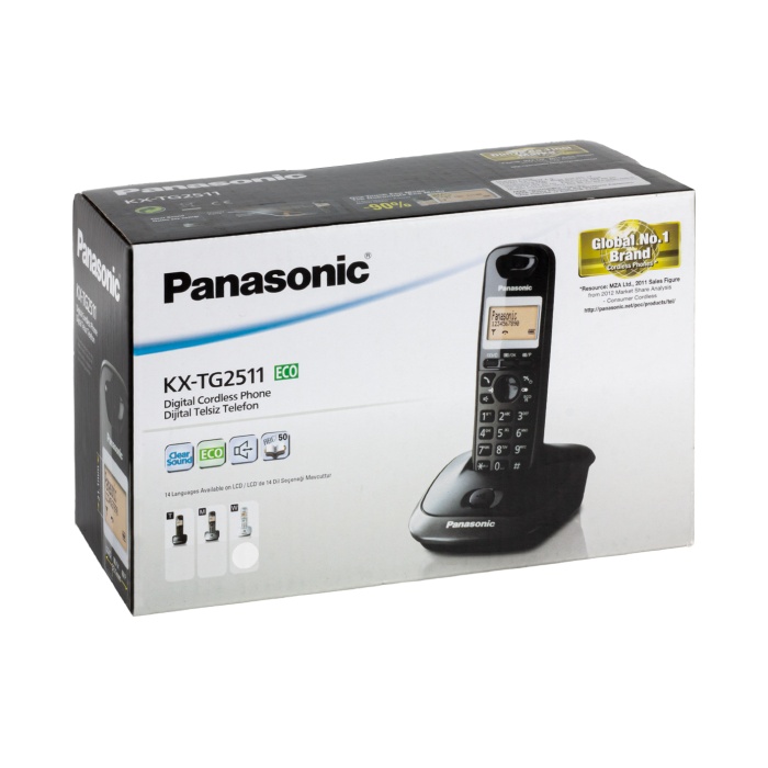 PANASONIC KX-TG2511 DECT TELSİZ TELEFON BEYAZ (4767)