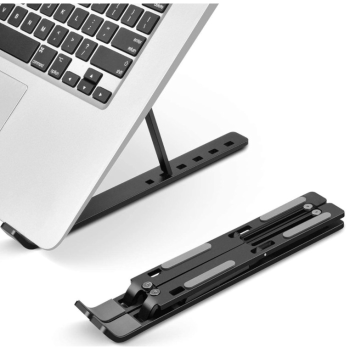 7 Kademeli Ayarlı Katlanabilir Laptop Tablet Standı Siyah (4767)