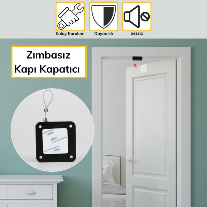 Yangına Dayanıklı Sıva Üstü Tüm Kapılar İçin Uygun Otomatik Kapanan Hızlı Otomatik Kapı Kapatıcı (4767)