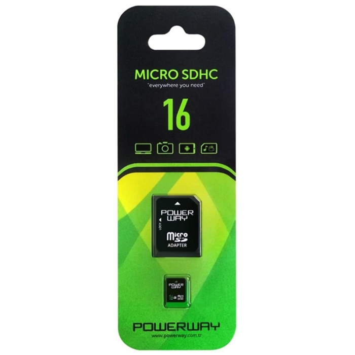 POWERWAY PWR-16 16 GB MICRO SD HAFIZA KARTI (4767)