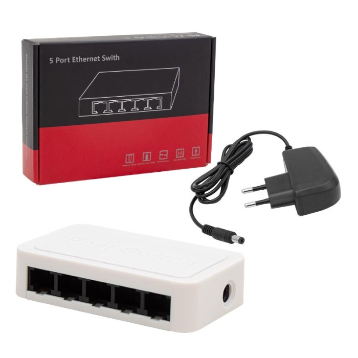 5 PORT 10/100 MBPS ETHERNET SWITCH (4767)