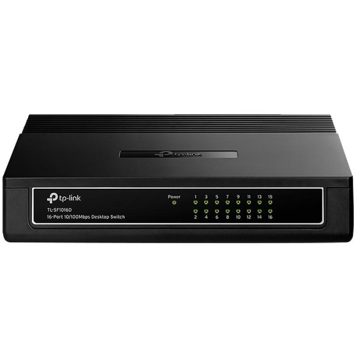 TP-LINK TL-SF1016D 16 PORT 10/100 MBPS SWITCH (4767)