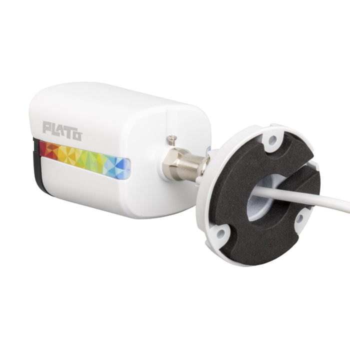 PLATO PL-22995 5MP COLOR VU MİKROFONLU 2.8 MM 3 ATOM LED METAL KASA AHD BULLET KAMERA (4767)