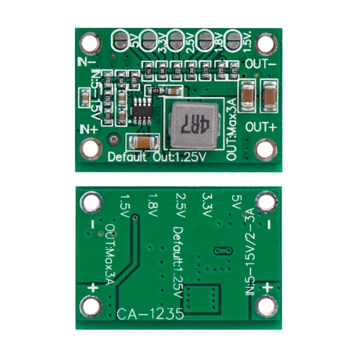 POWER SUPPLY MODUL CA-1235 1.25V 1.5 1.8 2.5 3.3 5V  OUT 3A 5V-15V IN (4767)