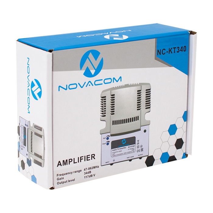 NOVACOM NC-KT340 47-862MHZ 34DB KABLO TV AMPLİFİER HAT YÜKSELTİCİ (4767)