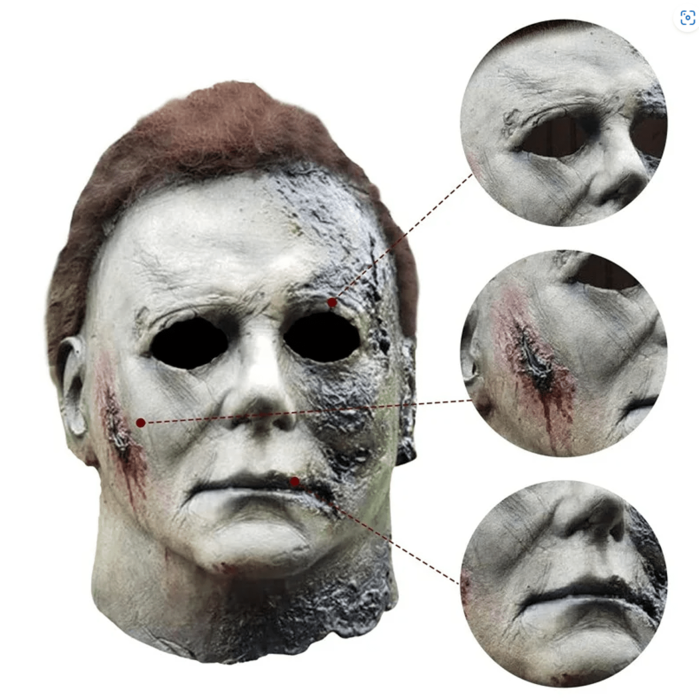 Michael Myers Lateks Maske - Michael Myers Et Maske Kafaya Tam Geçmeli (4767)