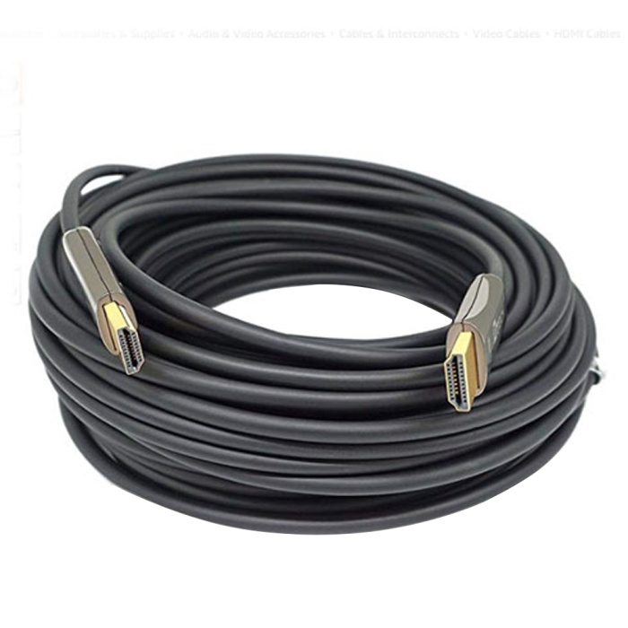 ÇİPSETLİ SİYAH GOLD UÇLU 50 METRE HDMI KABLO (4767)