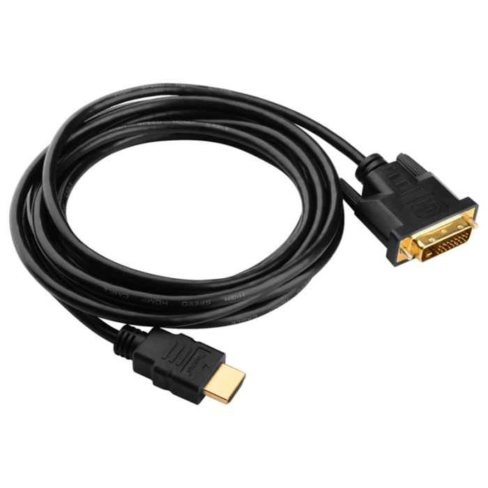 HDMI DVI KABLO 5 METRE DVI 24+1 MALE TO HDMI 19P MALE (4767)