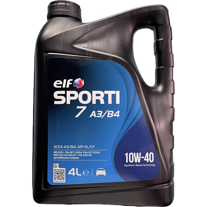 ELF Sporti 7 10W-40 Motor Yağı 4 LT