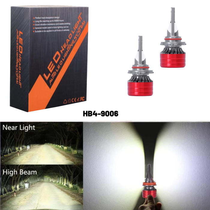 V13 Pro Csp Led Xenon Hb4/9006  Şimşek Etkili 12.000 Lumen 6500 Kelvin 12 Ve 24 Volt Destekler