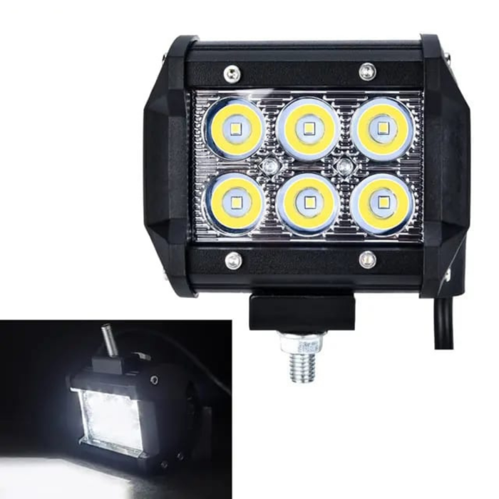 18 Watt 6 Ledli  Offroad Led 1 Adet