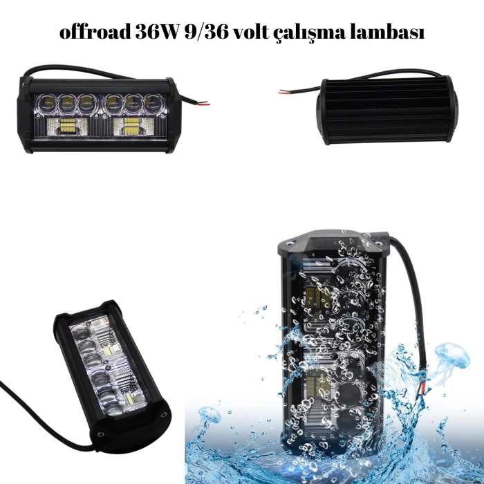 36 Watt 26 Led  Offroad Led 1 Adet Projektör