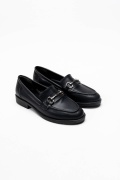 GABRİELLY SİYAH CİLT TOKALI LOAFER M028B