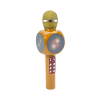 Karaoke Eğlenceli Ve Taşınabilir Bluetoothlu Işıklı Şarjlı Mikrofon (çantalı)