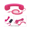 Cep Telefonları İçin Hoparlör Ve Mikrafon Görevli Retro Kablolu Telefon Ahizesi (pembe)