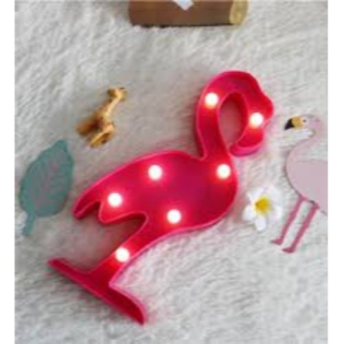 Flamingo Tasarımlı Led Lamba