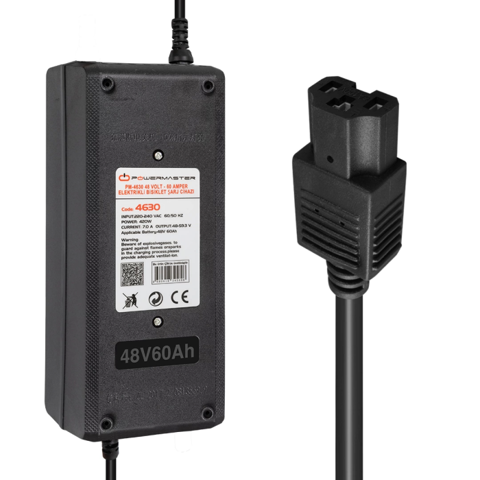 Pm-4630 48 Volt - 60 Amper Elektrikli Bisiklet Şarj Cihazı