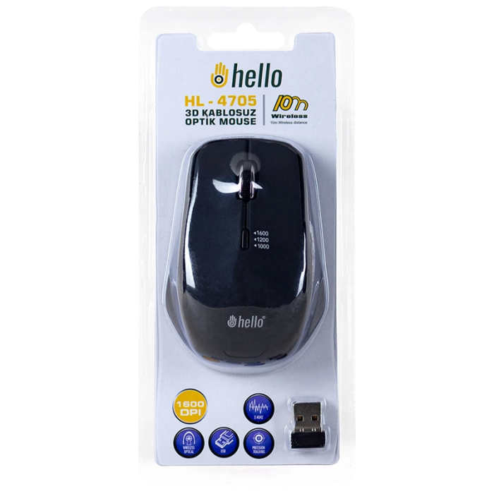 Hl-4705 2.4ghz 1600 Dpı Kablosuz Optik Mouse