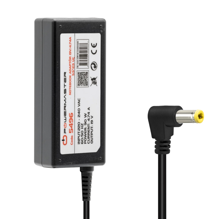 Pm-5496 19 Volt - 4.74 Amper 5.5*2.5 Mm Uçlu Adaptör Toshıba Notebook - Hp Notebook