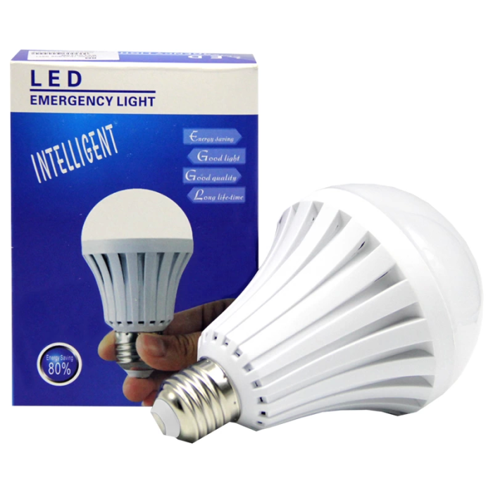 E27-220v 15 Watt 6500k Şarjlı Beyaz Led Ampul