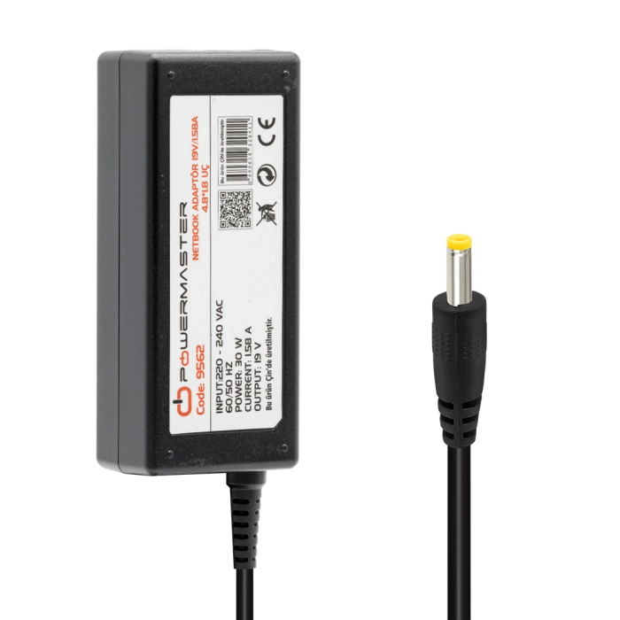 Pm-9562 19 Volt - 1.58 Amper 4.8*1.8 Mm Uçlu  Adaptör Hp Notebook