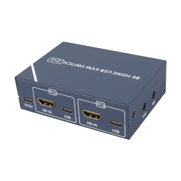 Pm-11777 8k Hdmı Usb Kvm Swıtch 2x1