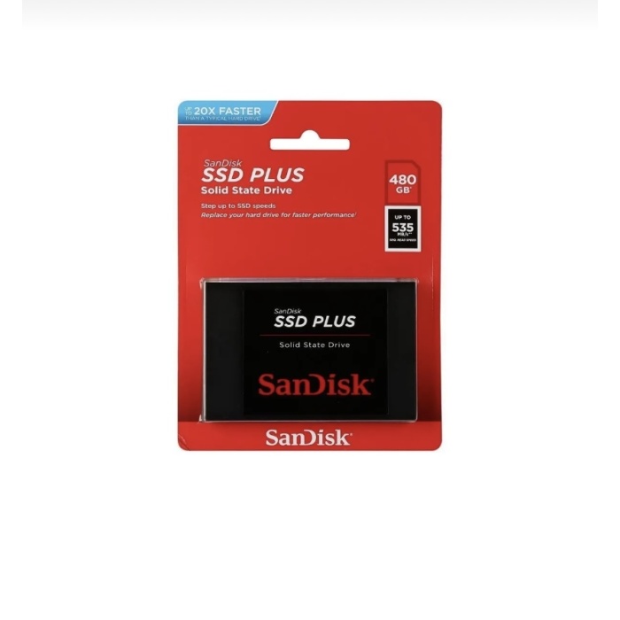 Sandisk 480gb Ssd Plus Sata 3.0 2.5 Ssd (535MB OKUMA / 445MB YAZMA)