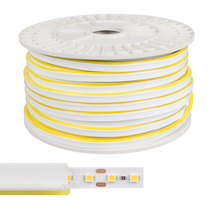 Pm-20392 Brl 12 Volt 6x12mm Limon Sarısı Neon Led 50 Metre