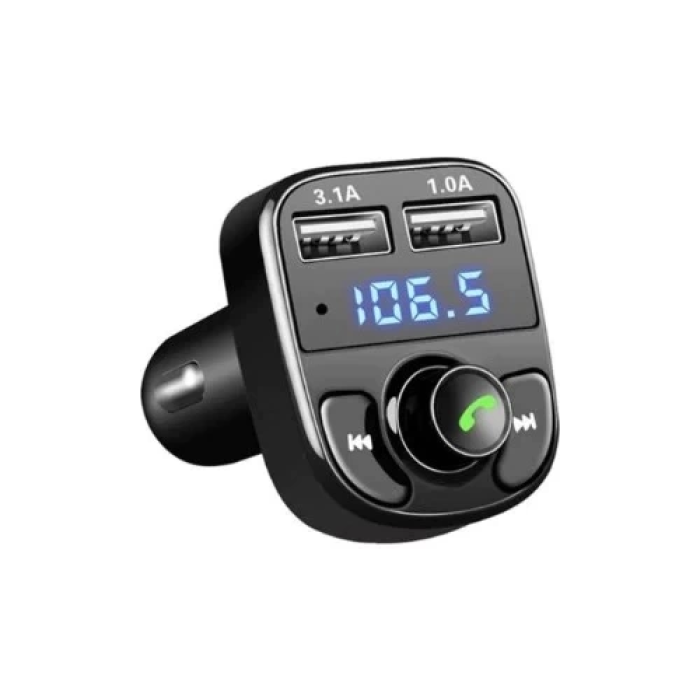 Hl-19680 X8 Handsfree Çift Usb/sd/bluetooth 12-24 Volt Fm Transmıtter