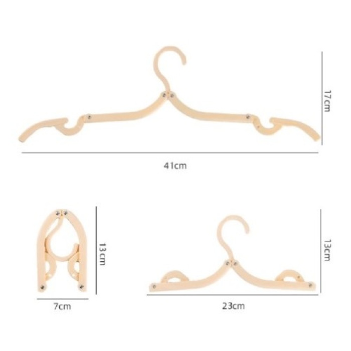 Katlanabilir Portatif Elbise Askısı 5 Adet