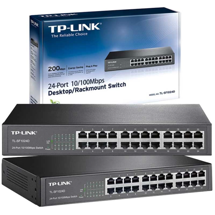 Tp-lınk Tl-sf1024d 24 Port 10/100 Mbps Swıtch