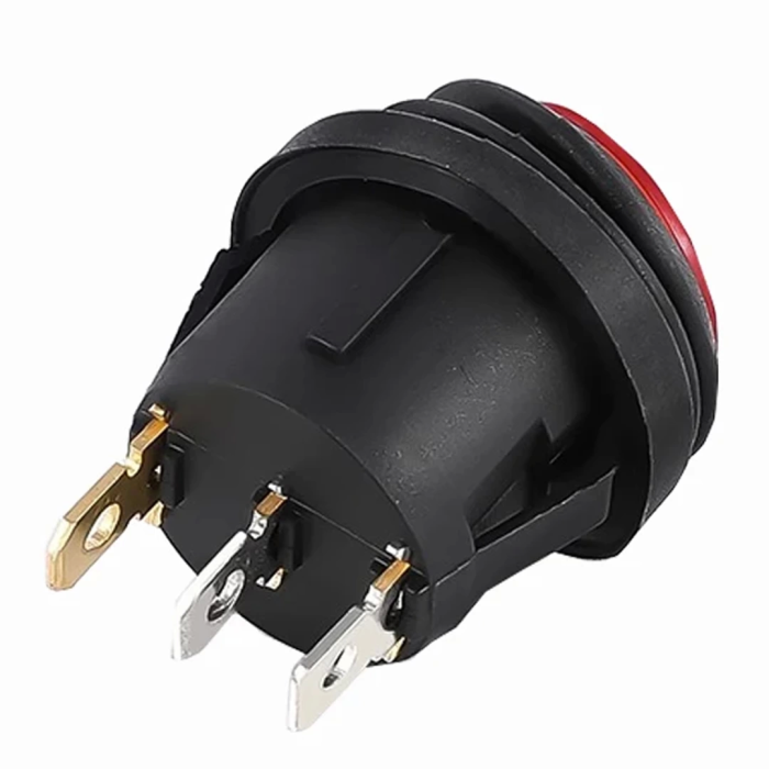 Ic-131w Yuvarlak 220 Volt Işıklı Su Geçirmez On/off Anahtar