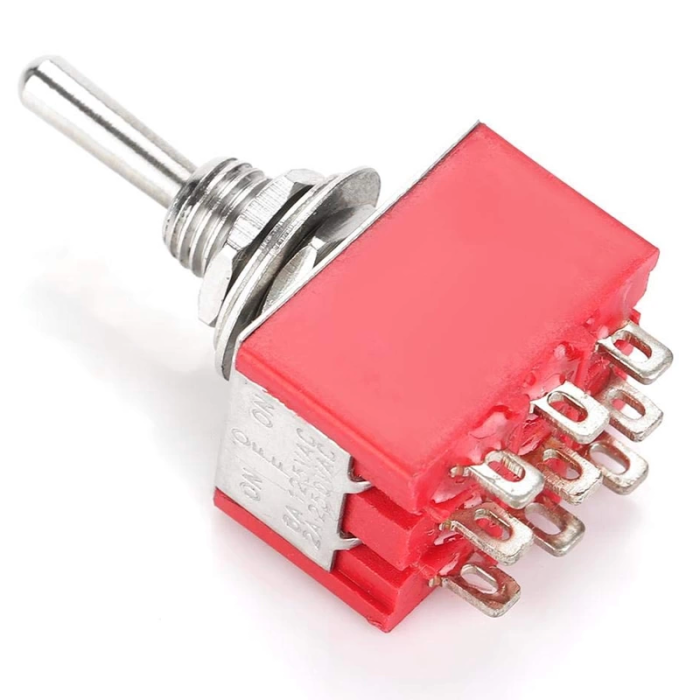 Toggle Switch On-off-on Ø6mm Mts-303 Ic-148b