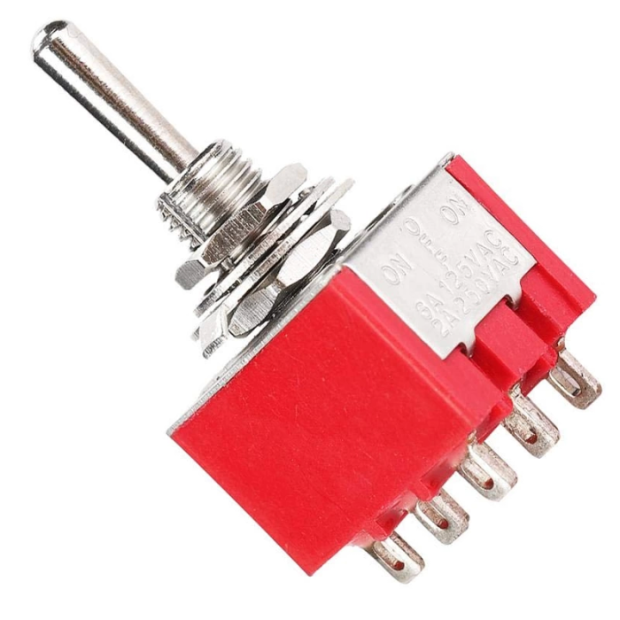 Toggle Switch On-off-on Ø6mm Mts-303 Ic-148b