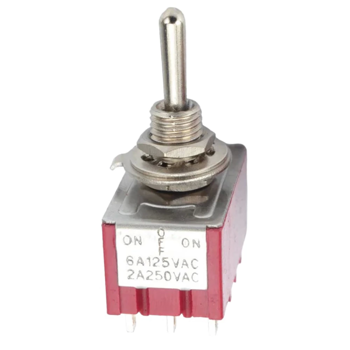 Toggle Switch On-off-on Ø6mm 12p Mts-403 Ic-148d