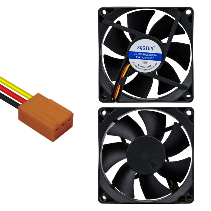 Ic-216 Fırçasız Dc Fan 80x80x25mm 12 Volt 3 Pin