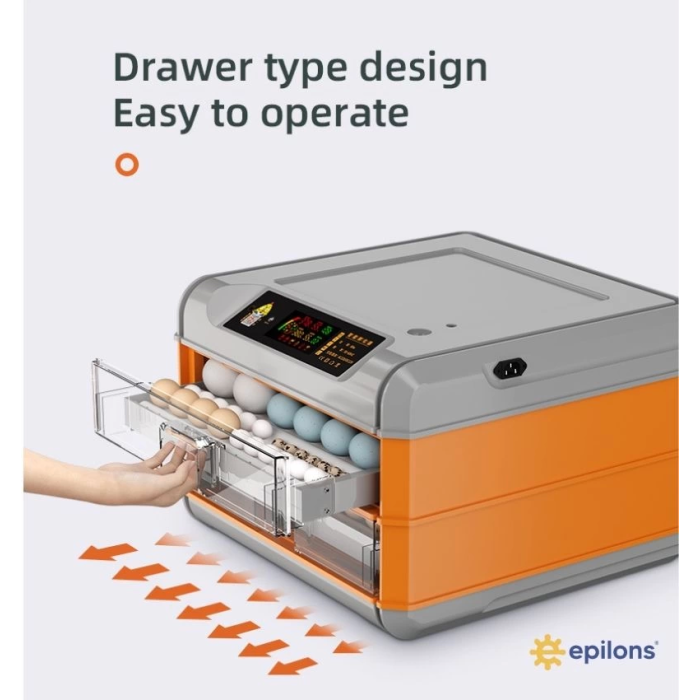Epo-128 Yumurtalık 5 Programlı Tam Otomatik Kuluçka Makinesi İncubator