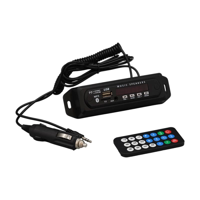 Magıcvoıce Usb-400 V20 Bluetooth/aux Usb/sd/mmc-mic-kumandalı Oto Teyp Çevirici Dijital Player 5v/12v