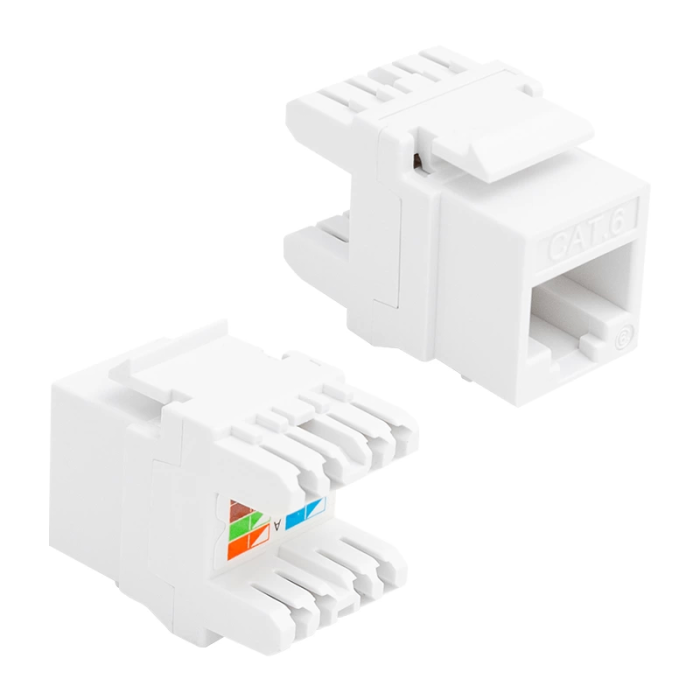 Rj45 Cat6 Şase 180 Derece Keystone Jack