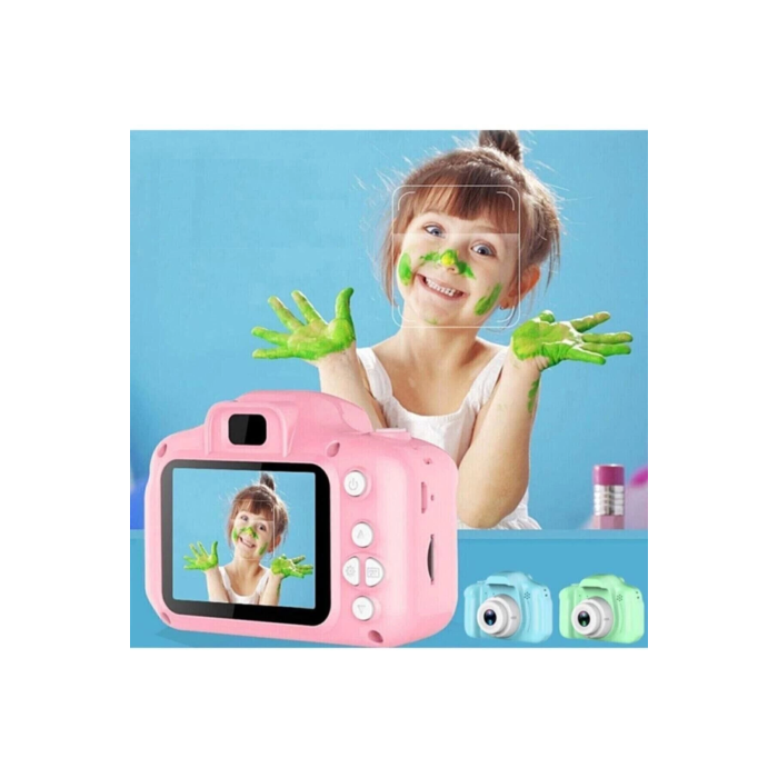 Mini 1080p Hd Kamera Çocuklar İçin Dijital Fotoğraf Makinesi 2.0 Inç Ekran (pembe)