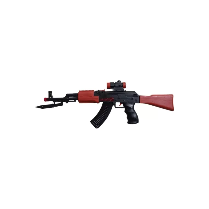 AK-47 GUN ELECTRİC IŞIKLI SESLİ TÜFEK